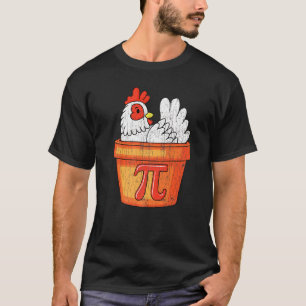 Chicken Pi Apparel Pi Day Cool Math T-Shirt