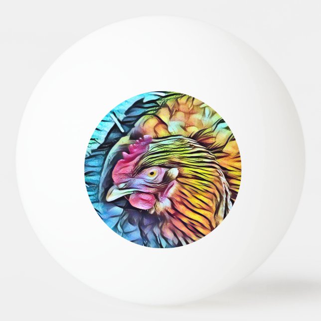 CHICKEN   PING PONG BALL (Front)
