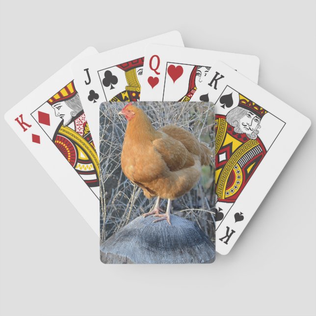 Chicken Playing Cards (Back)