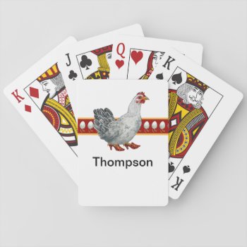 Chicken Playing Cards by goldersbug at Zazzle