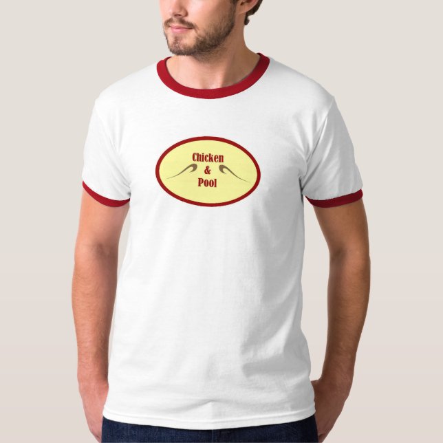 Chicken & Pool T-Shirt (Front)