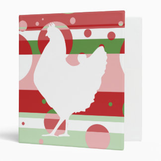 Chicken Pop 3 Ring Binder