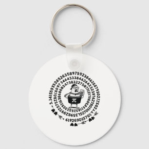 Chicken Pot Holding Calculator Math Teacher Pi Day Keychain