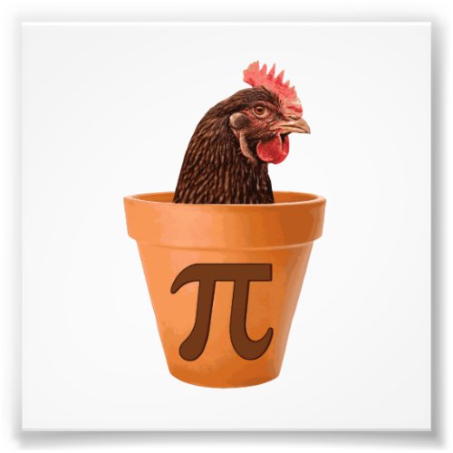 Chicken Pot Pi and I dont care Photo Print