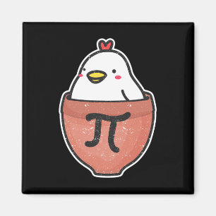 Chicken Pot Pi Day Funny Math Teacher Mathematics Magnet
