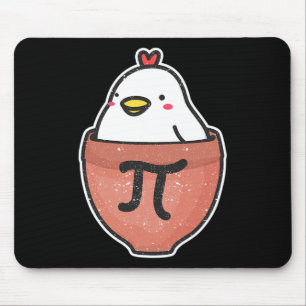 Chicken Pot Pi Day Funny Math Teacher Mathematics Mouse Pad