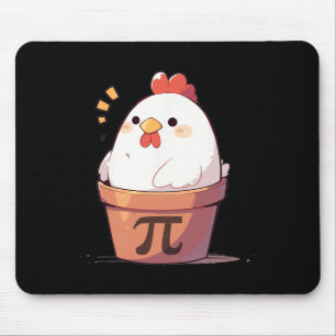 Chicken Pot Pi Day Men Women Kids Math Teacher Gif Mouse Pad
