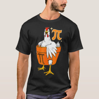 Chicken Pot PI Day Pi Day Math Lover Funny Gifts  T-Shirt
