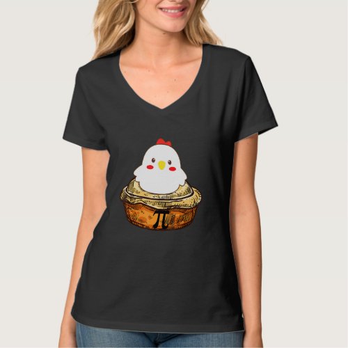 Chicken Pot Pi  Day Pie Math  Geek T_Shirt