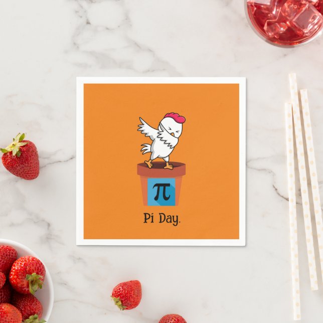  Chicken Pot Pi Funny Chicken Dabbing Napkins (Insitu)