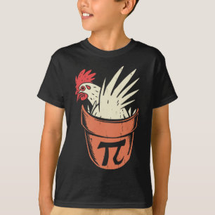 Chicken Pot Pi Funny Math Teacher Pun Pi Day T-Shirt