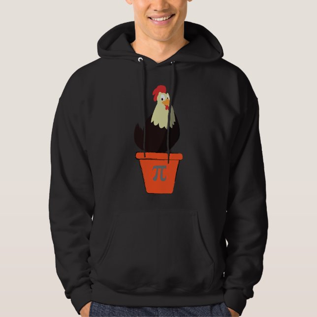Chicken Pot Pi Math Pi Day   Hoodie (Front)