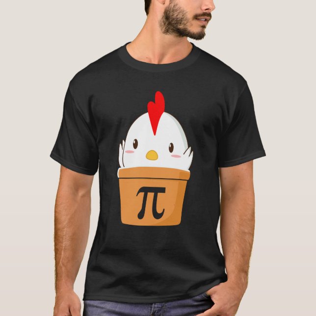 Chicken Pot Pi  Math Science Day T-Shirt (Front)