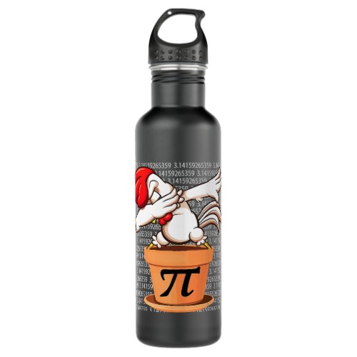 Chicken Pot Pi Shirt Pi Day 2023 Funny Math 3 14 M Stainless Steel Water Bottle