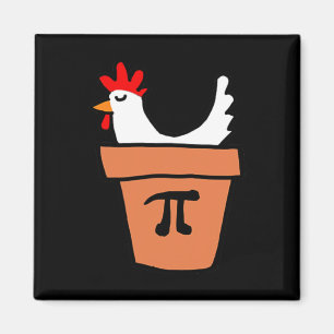 Chicken Pot Pie Funny Math Lover Pun Pi Day Studen Magnet
