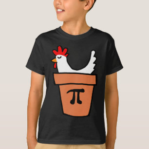 Chicken Pot Pie Funny Math Lover Pun Pi Day Studen T-Shirt