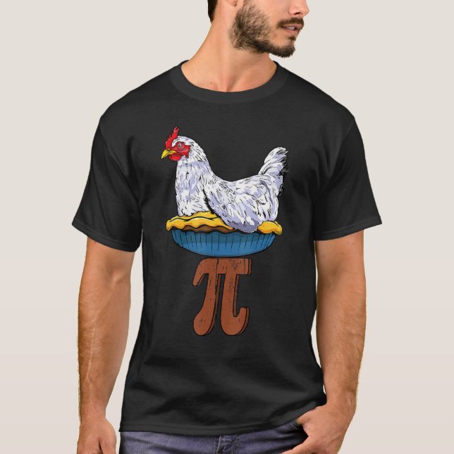 Chicken Pot Pie  Math Geek Math Nerd Pi Day T-Shirt (Front)