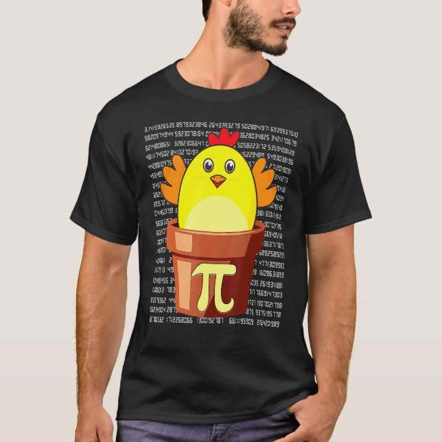 Chicken Pot Pie Pi Day  Math Teachers T-Shirt (Front)