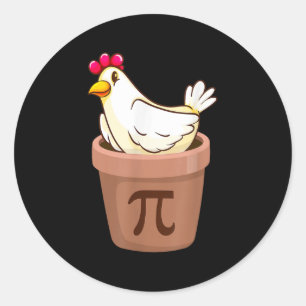 Chicken Pot Pie Three Of My Favorite Things Funny Classic Round Sticker