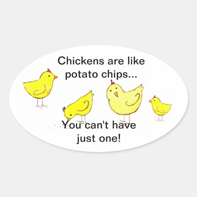 Chicken Potato Chip Sticker (Front)