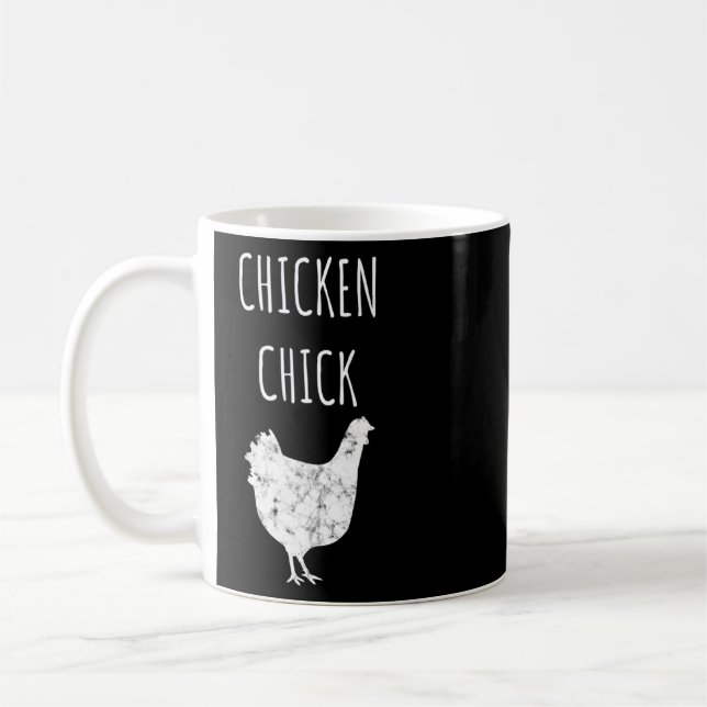 Chicken Poultry Chick Egg Meat Coop Rooster Fowl H Coffee Mug (Left)