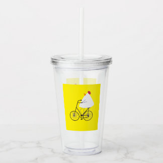 Chicken power acrylic tumbler