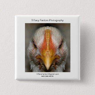 Chicken Promo Piece Pinback Button