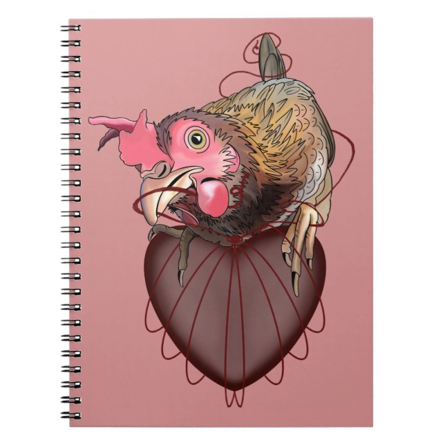 Chicken Pulling Heartstrings Notebook (Front)