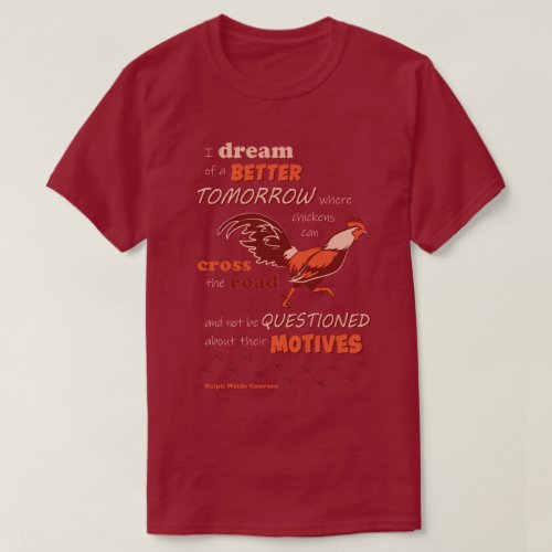 Chicken Quotation Standard T_Shirt