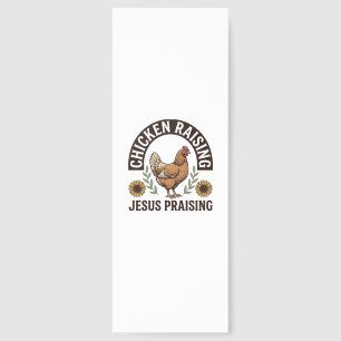 Chicken Raising Jesus Praising Vintage Farm Shirt_ Bookmarks