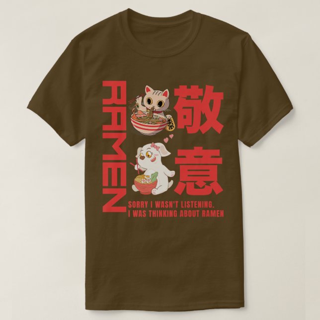 chicken Ramen Lovers ramen Japanese kawaii anime d T-Shirt (Design Front)