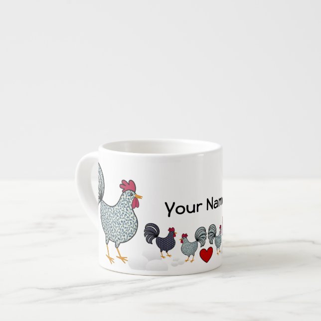 Chicken Ranch Expresso Mug (Front Left)