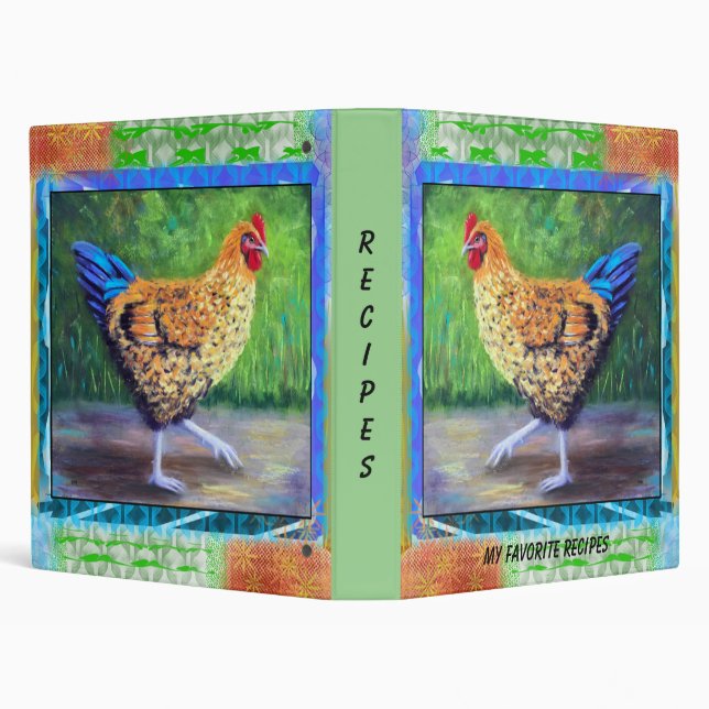 Chicken Recipe Binder (Background)