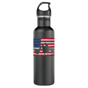 chicken roaster Regulate Your Rooster Funny retro  Stainless Steel Water Bottle