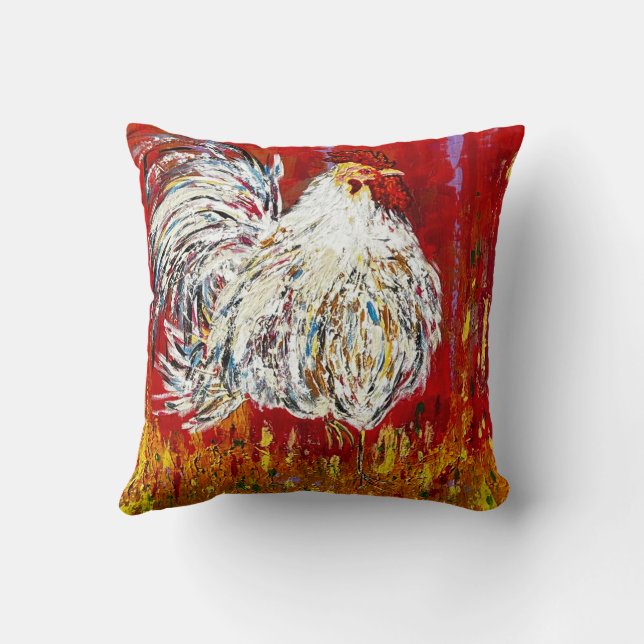 chicken rooster pillow (Back)