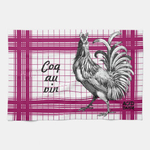 Chicken Rooster Recipe Kitchen Towel