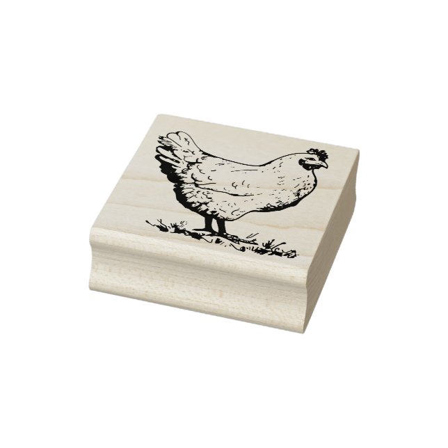 Chicken Rubber Stamp (Stamp)