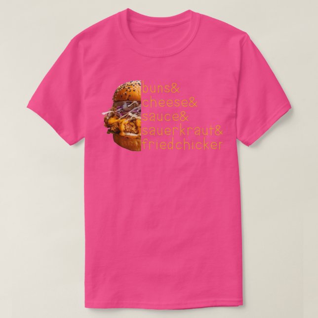 CHICKEN SANDWICH RECIPE  T-Shirt (Design Front)