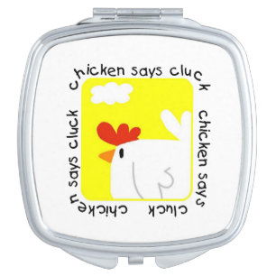Chicken Says Cluck Mirror For Makeup