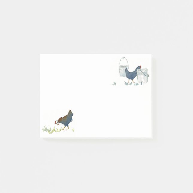 Chicken Scratches Post-it Notes (Front)