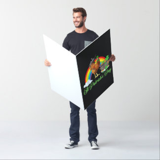 Chicken Shamrock St Patricks Day Chicken Irish Gif Card