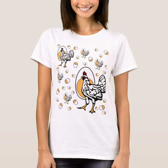 white chicken shirt