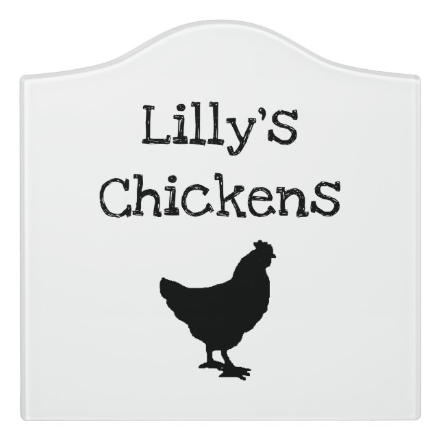 "Chicken" Sign (Large Crest Front)