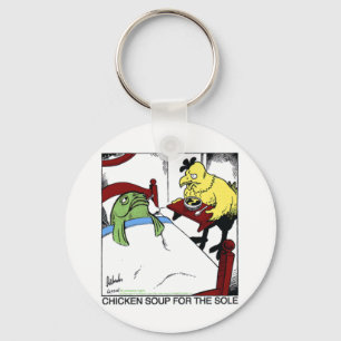 Chicken Soup 4 Sole Funny Fish/Chicken Gifts Tees Keychain
