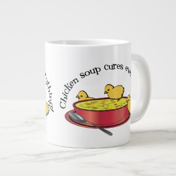 Chicken Soup Cures Anything Specialty Mug by KitchenShoppe at Zazzle