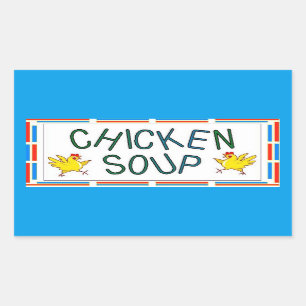 Chicken Soup Rectangular Sticker