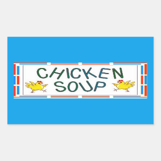 Chicken Soup Rectangular Sticker