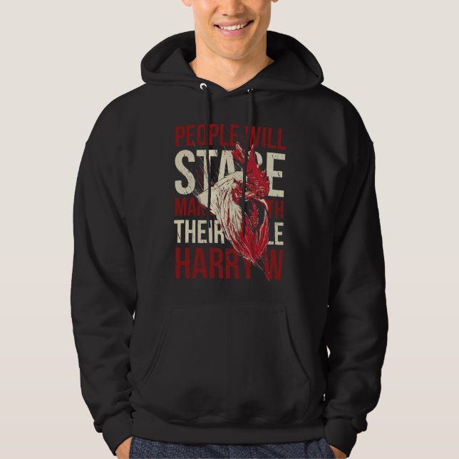 Chicken Stare Hoodie (Front)