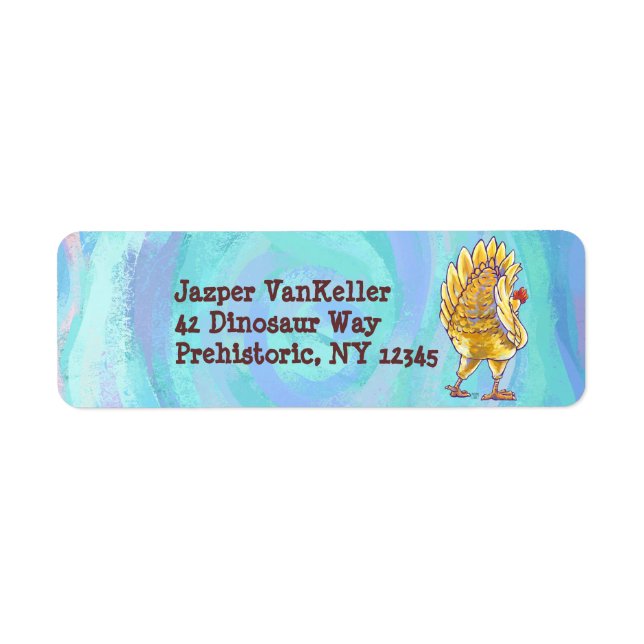 Chicken Stationery Label (Front)