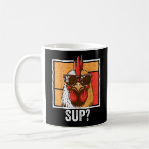 Chicken Sunglasses Animal Farm Funny For Farmer Coffee Mug